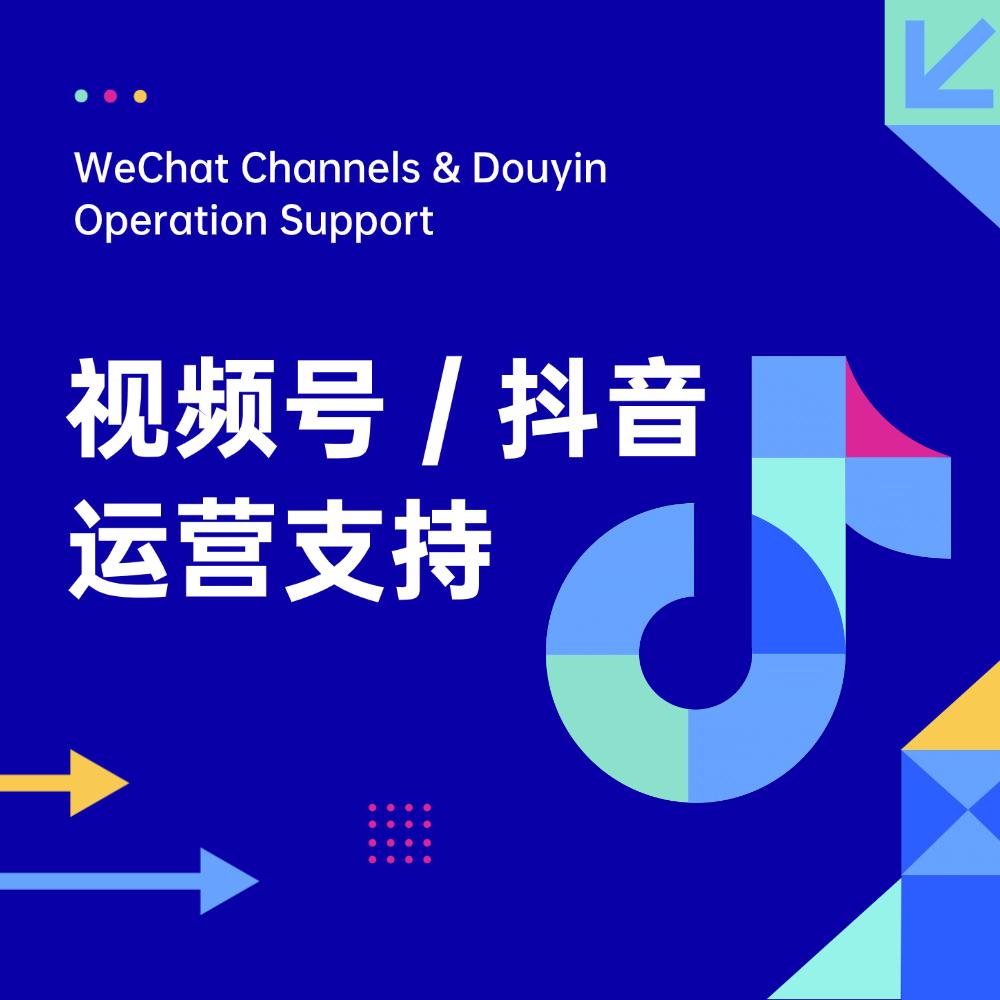 视频号 / 抖音号运营支持（每月）